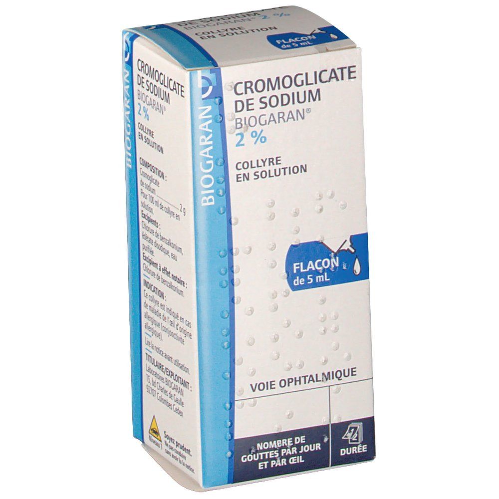 Cromoglicate de Sodium Biogaran® 2%