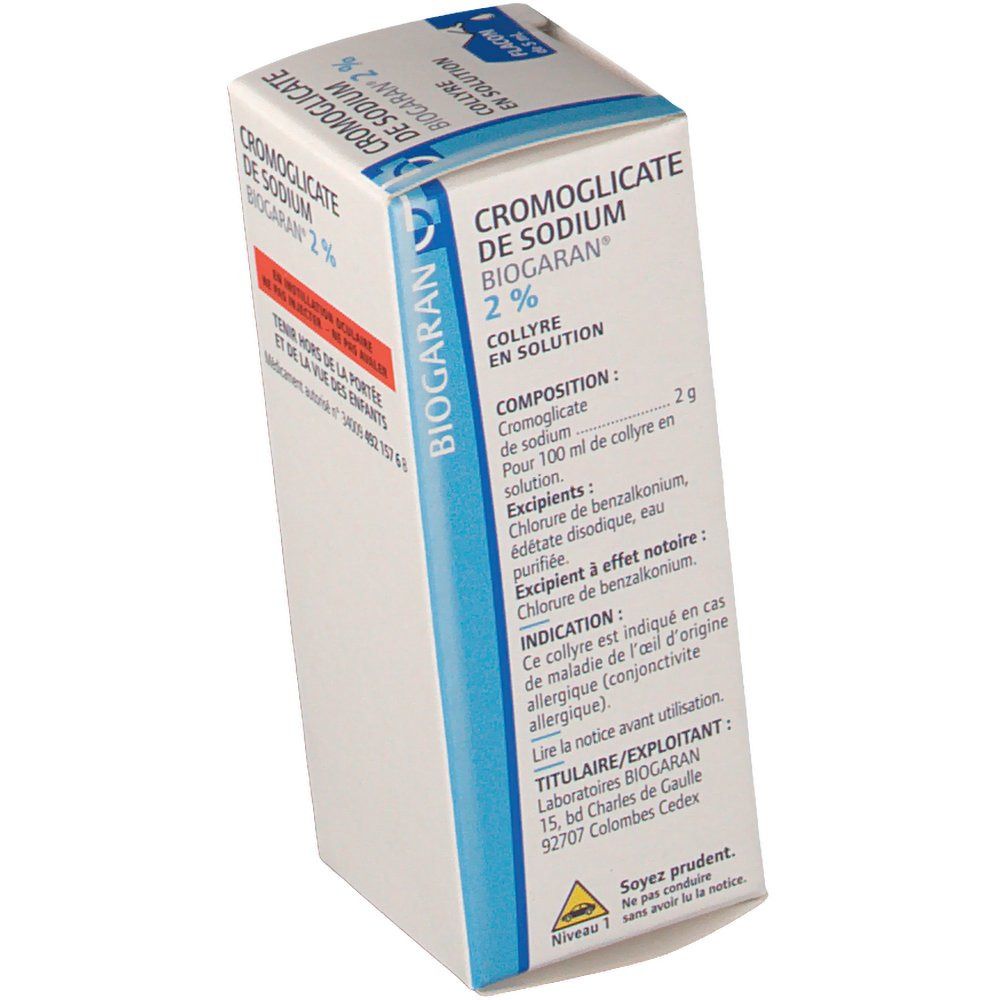 Cromoglicate de Sodium Biogaran® 2%