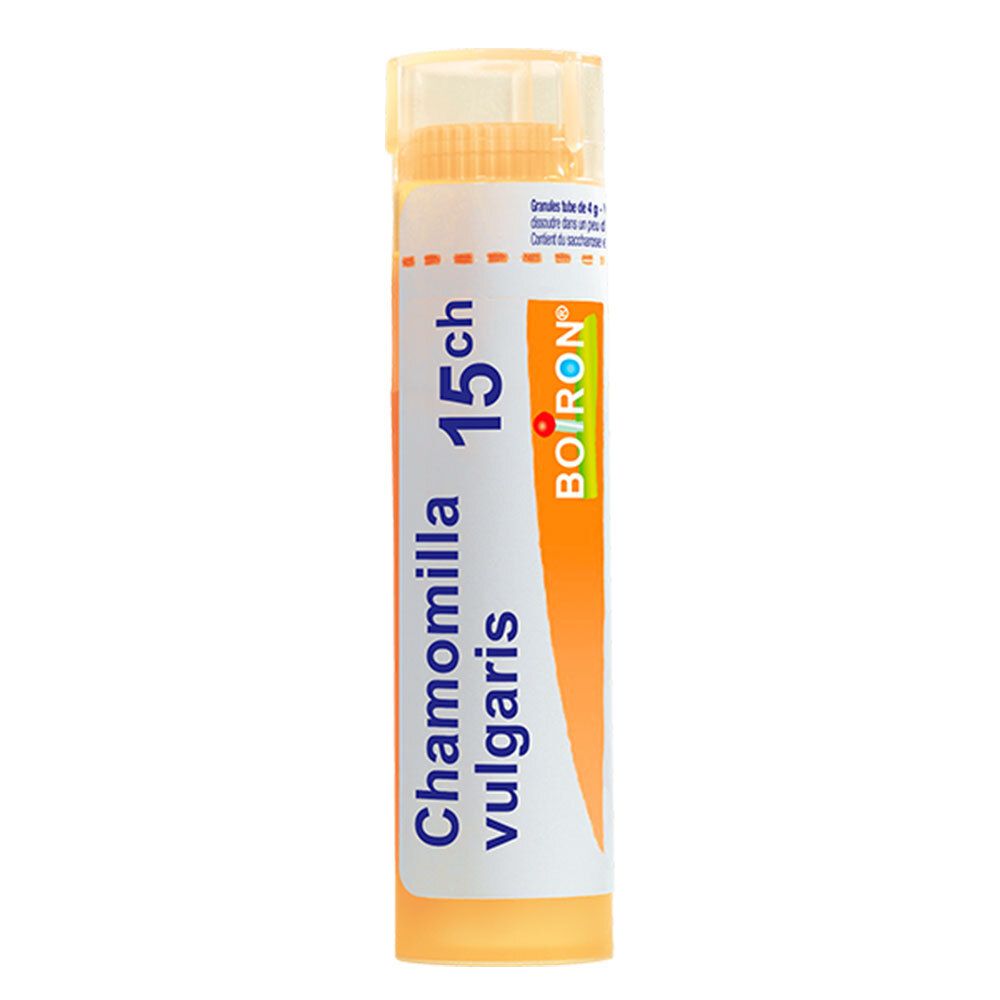 Boiron Chamomilla Vulgaris 15 ch tube granules.