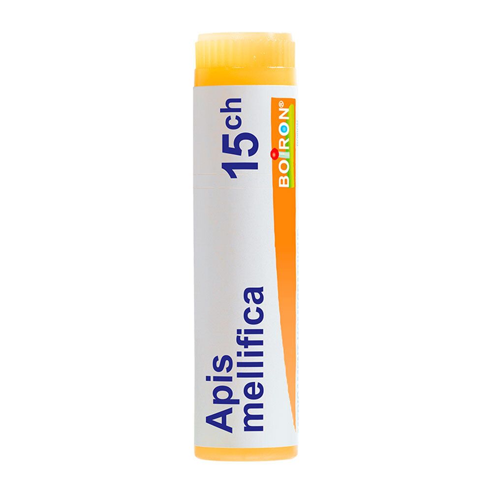 Tube Boiron Apis mellifica 15 ch Globuli.