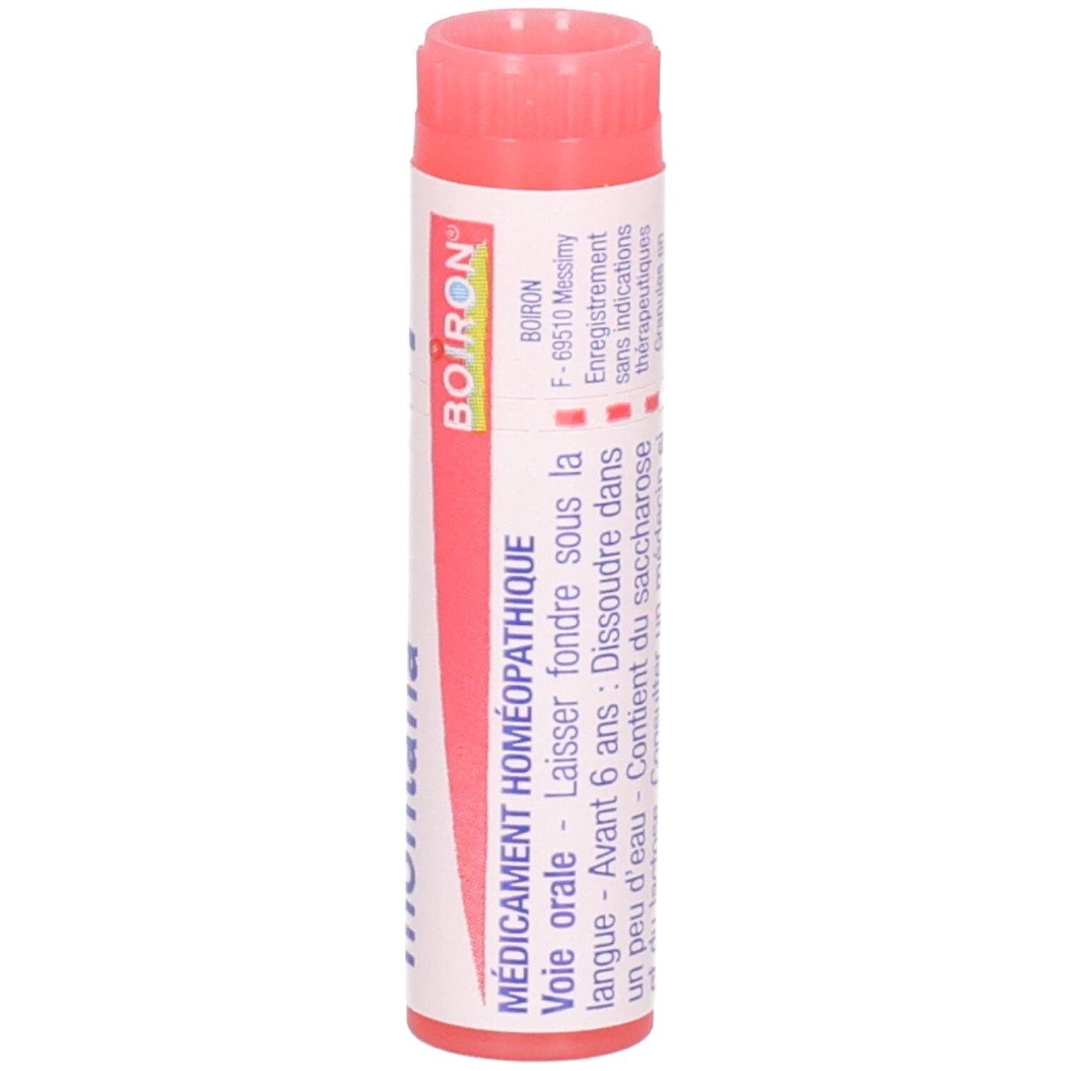 Tube de globules Arnica montana 7 ch de Boiron avec instructions.