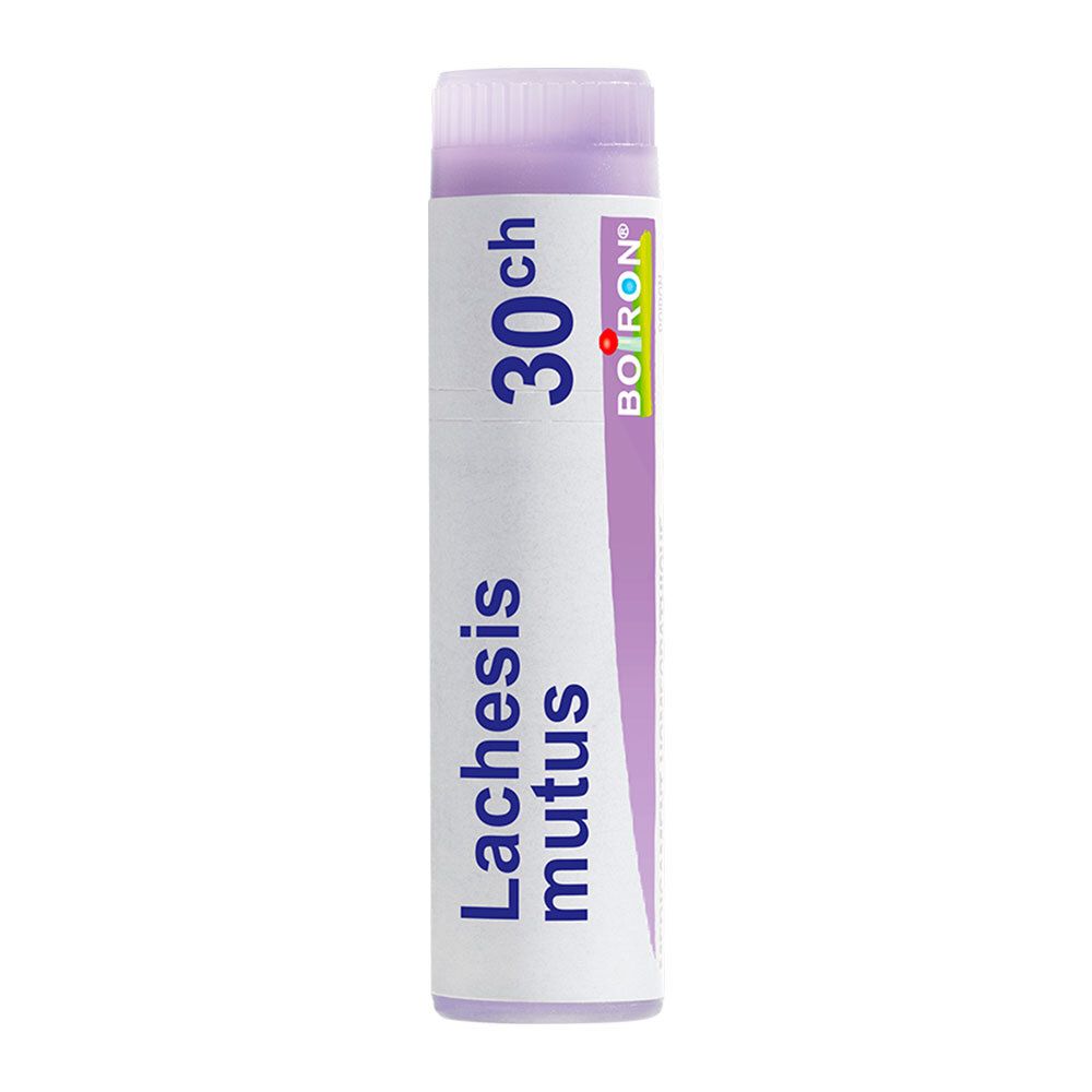 Tube de globules Boiron Lachesis mutus 30 ch.