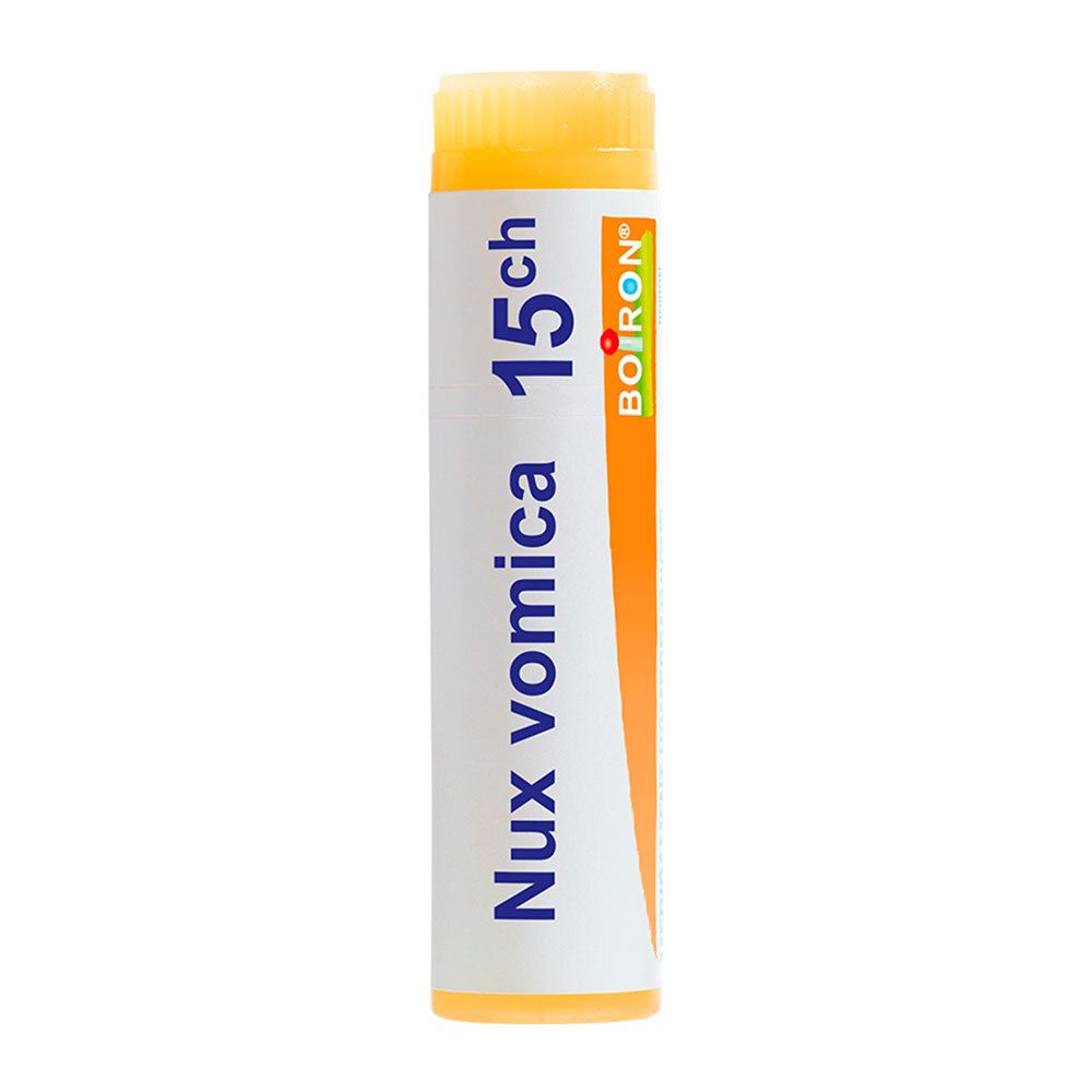 Tube de globules Boiron Nux Vomica 15 ch.
