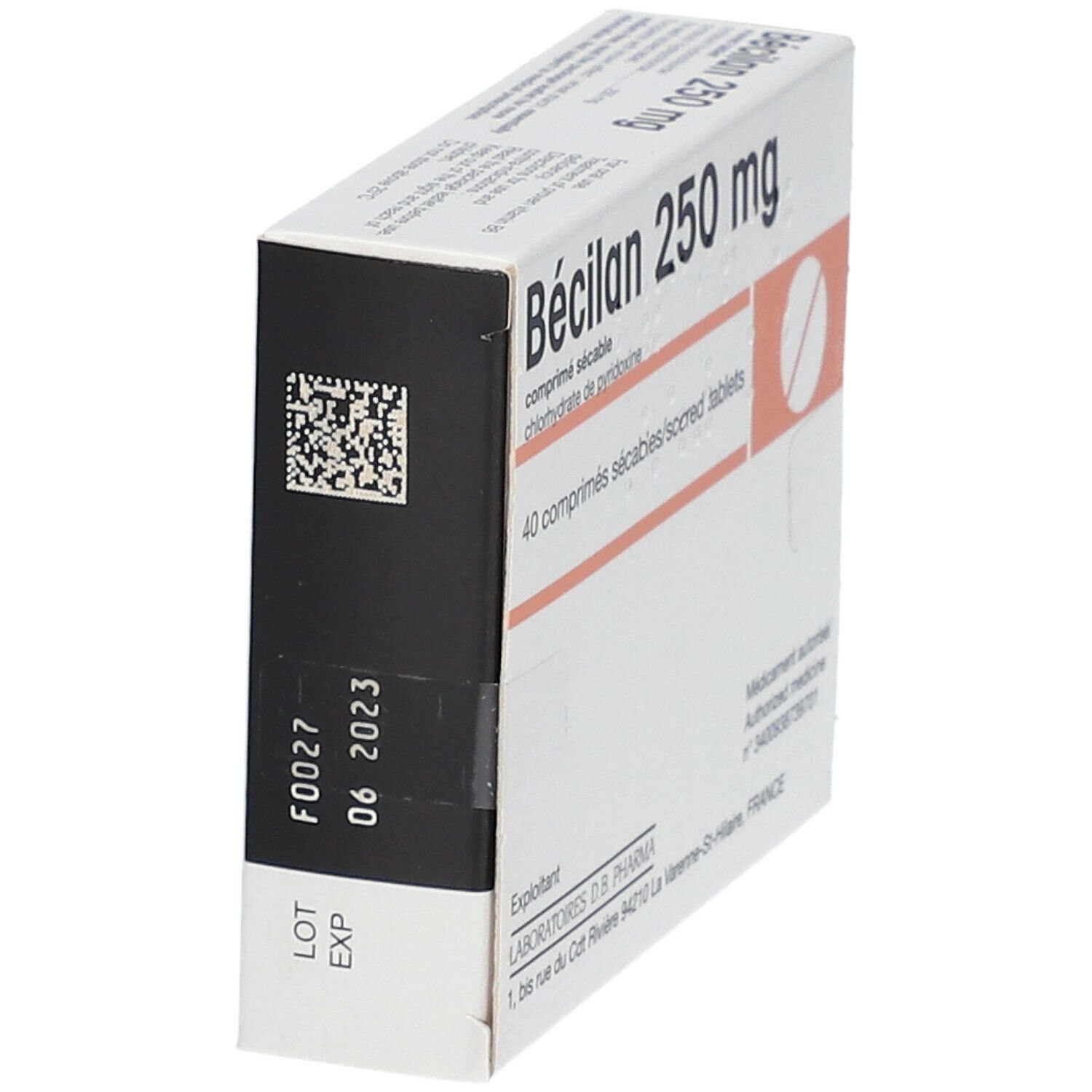 D.B. Pharma Bécilan 250 mg
