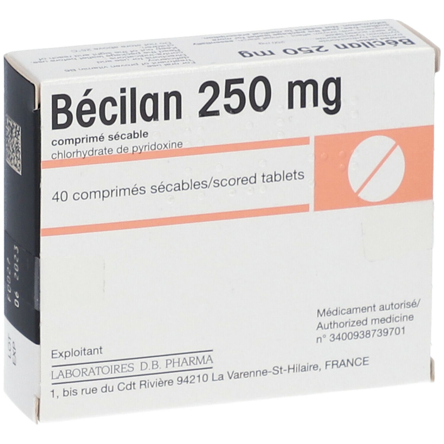 D.B. Pharma Bécilan 250 mg