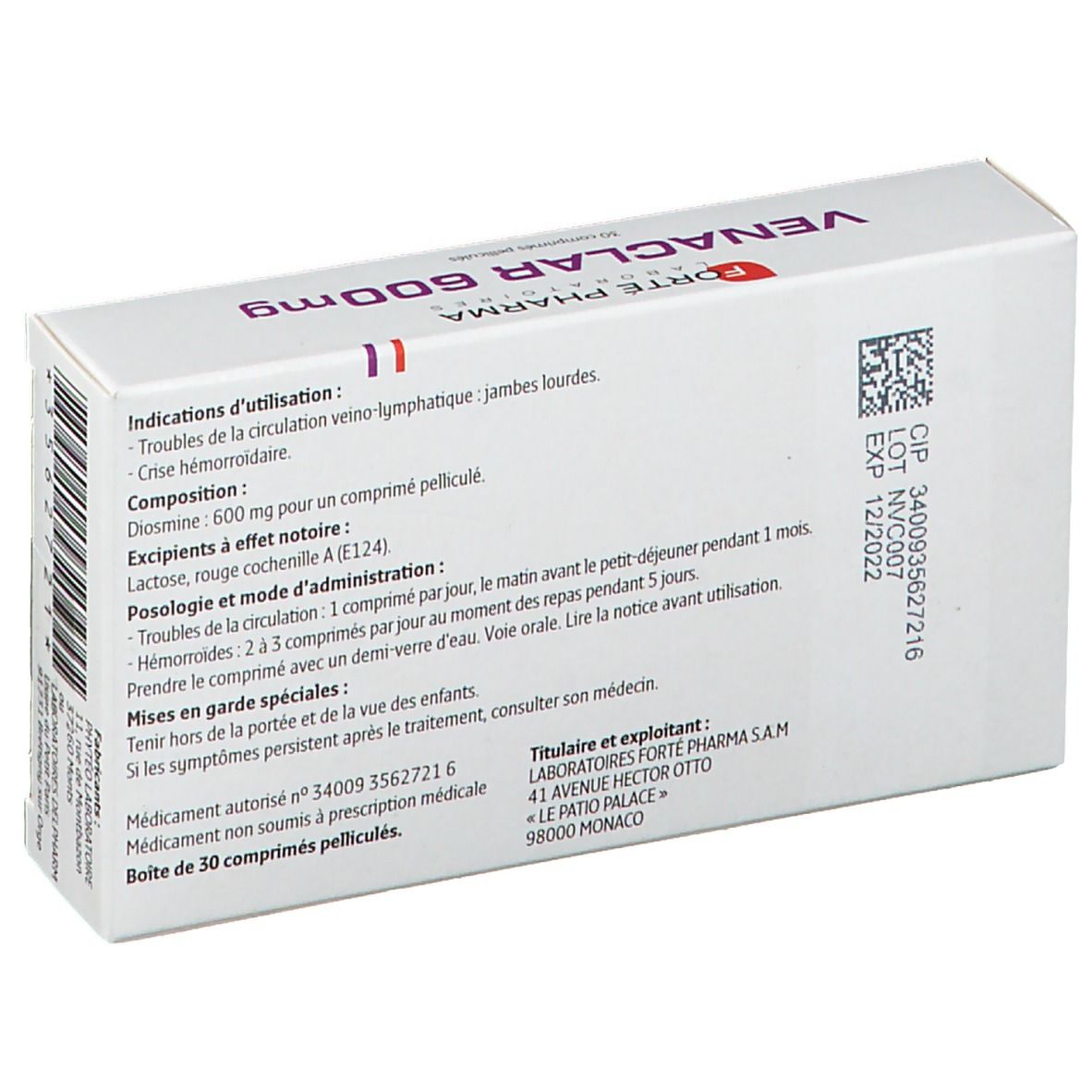 Forté Pharma Venaclar 600 mg