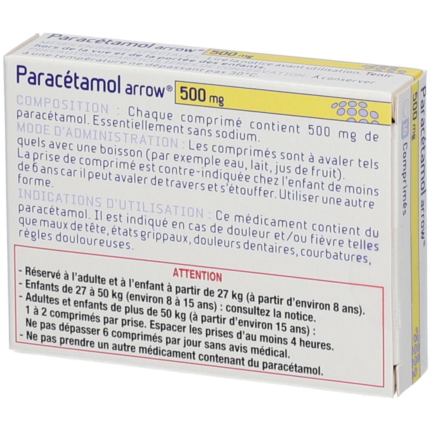 Arrow® Paracétamol 500 mg