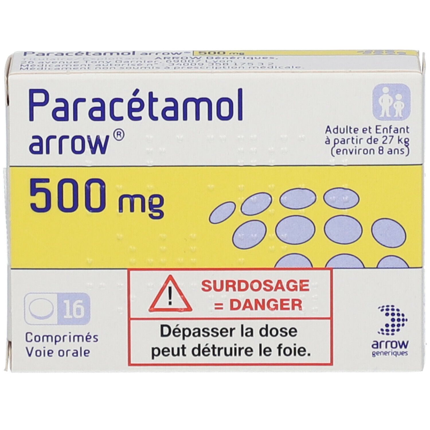 Arrow® Paracétamol 500 mg