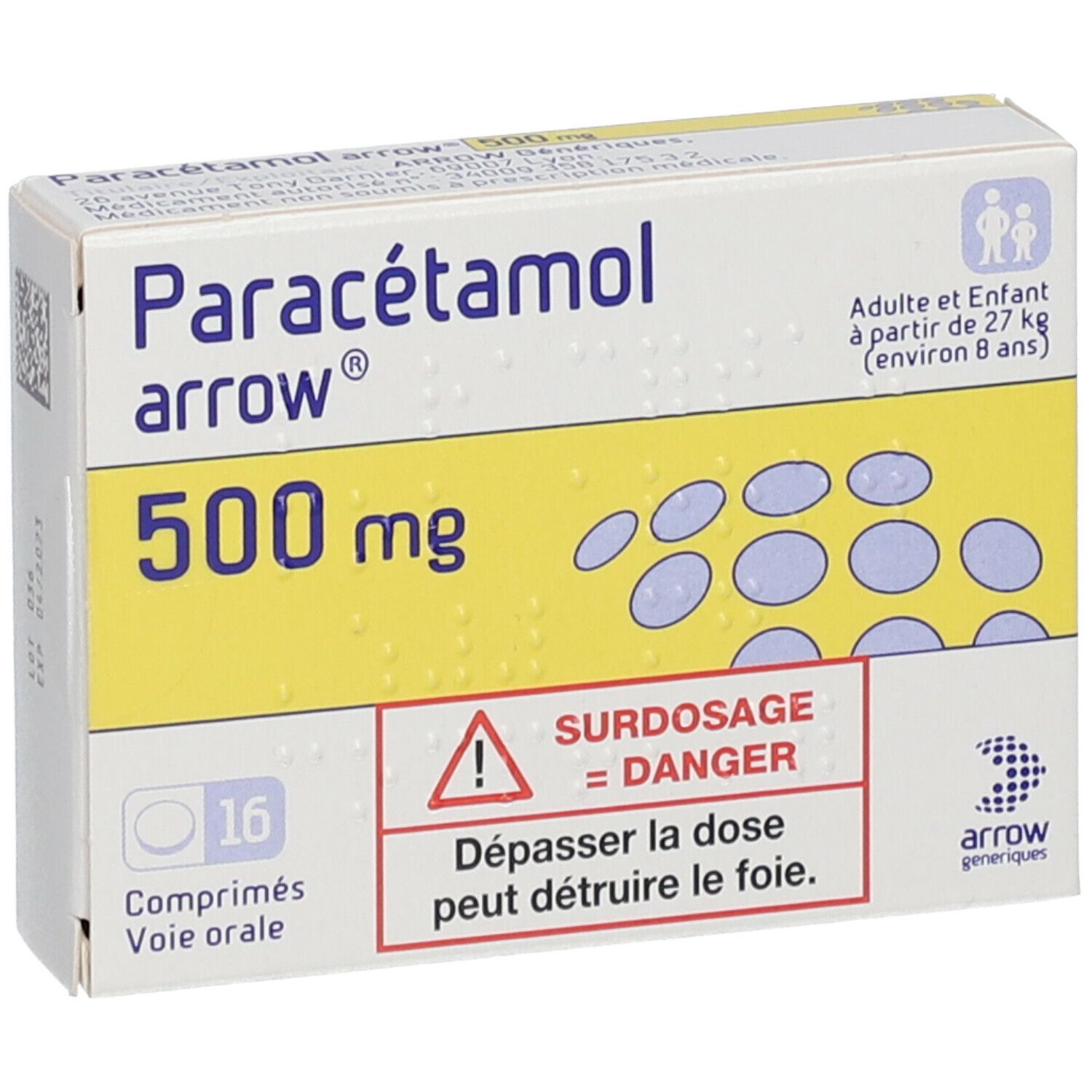 Arrow® Paracétamol 500 mg