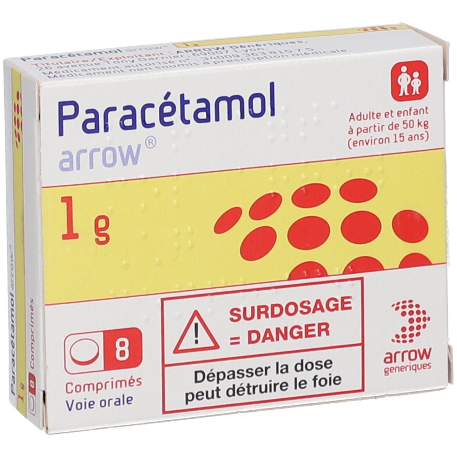 Arrow® Paracéamol 1 g