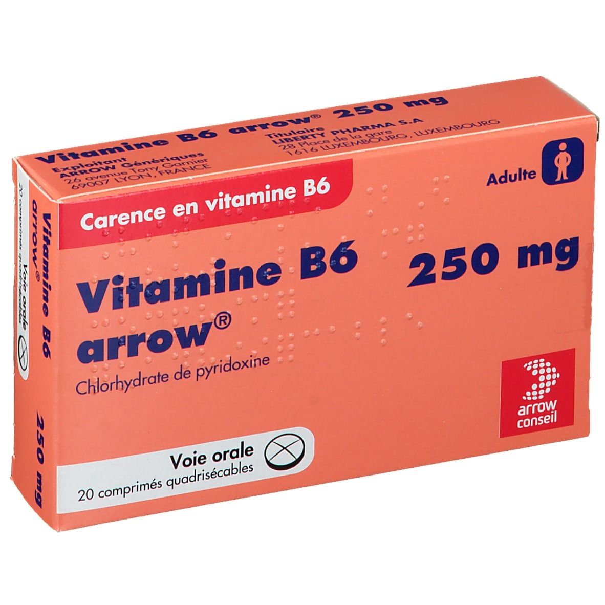 Vitamine B6 Richard 250 mg