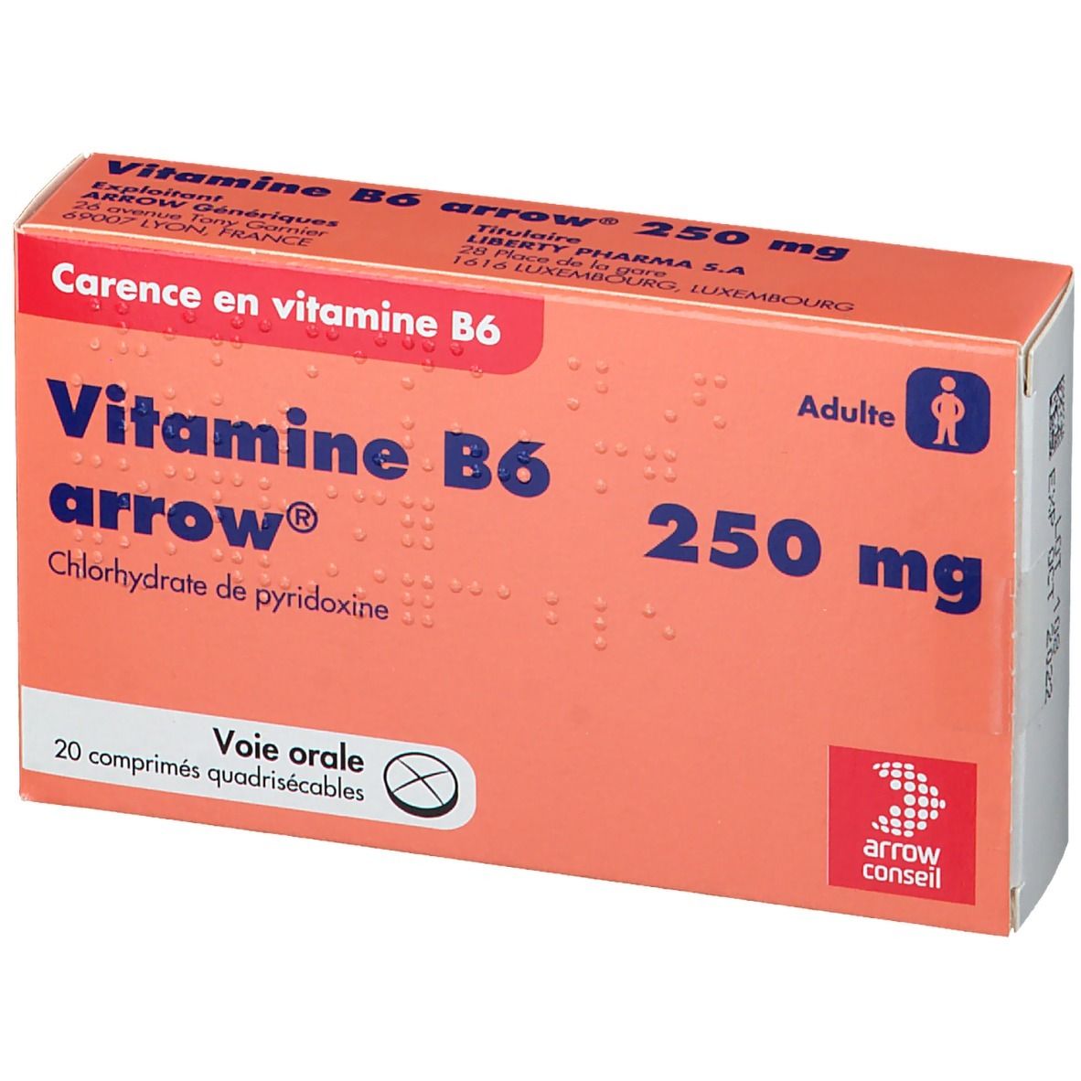 Vitamine B6 Richard 250 mg