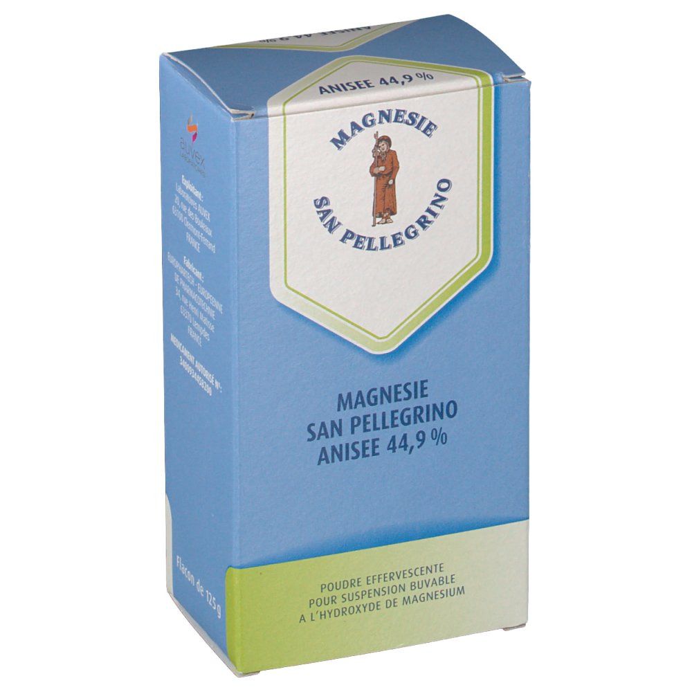 Auvex Magnesie san Pellegrino Anisee
