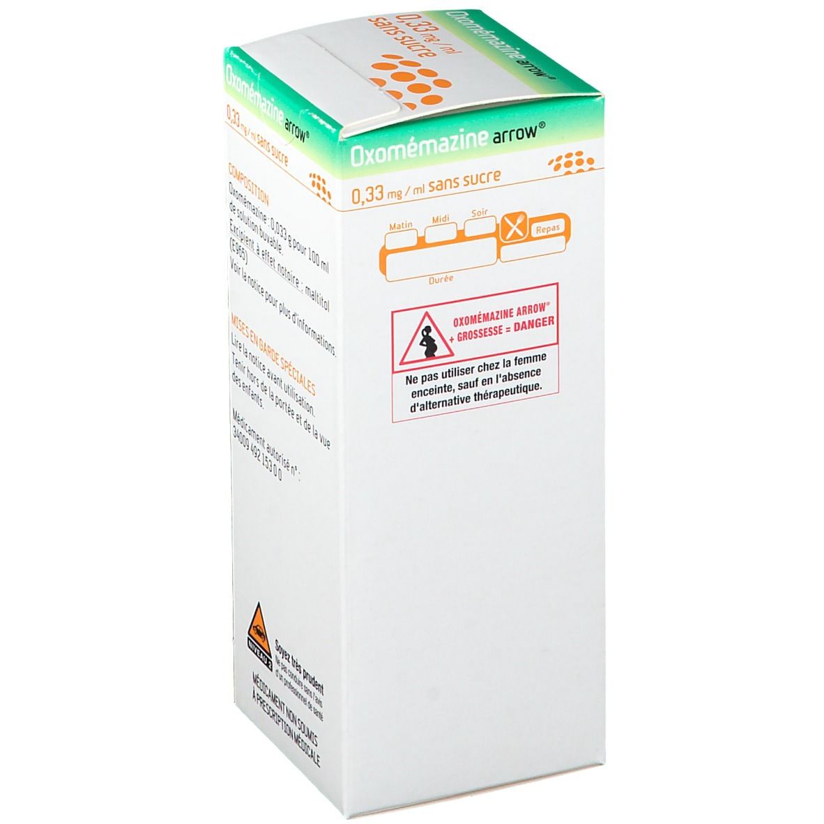 arrow® Oxomémazine 0,33 mg/ml sans sucre