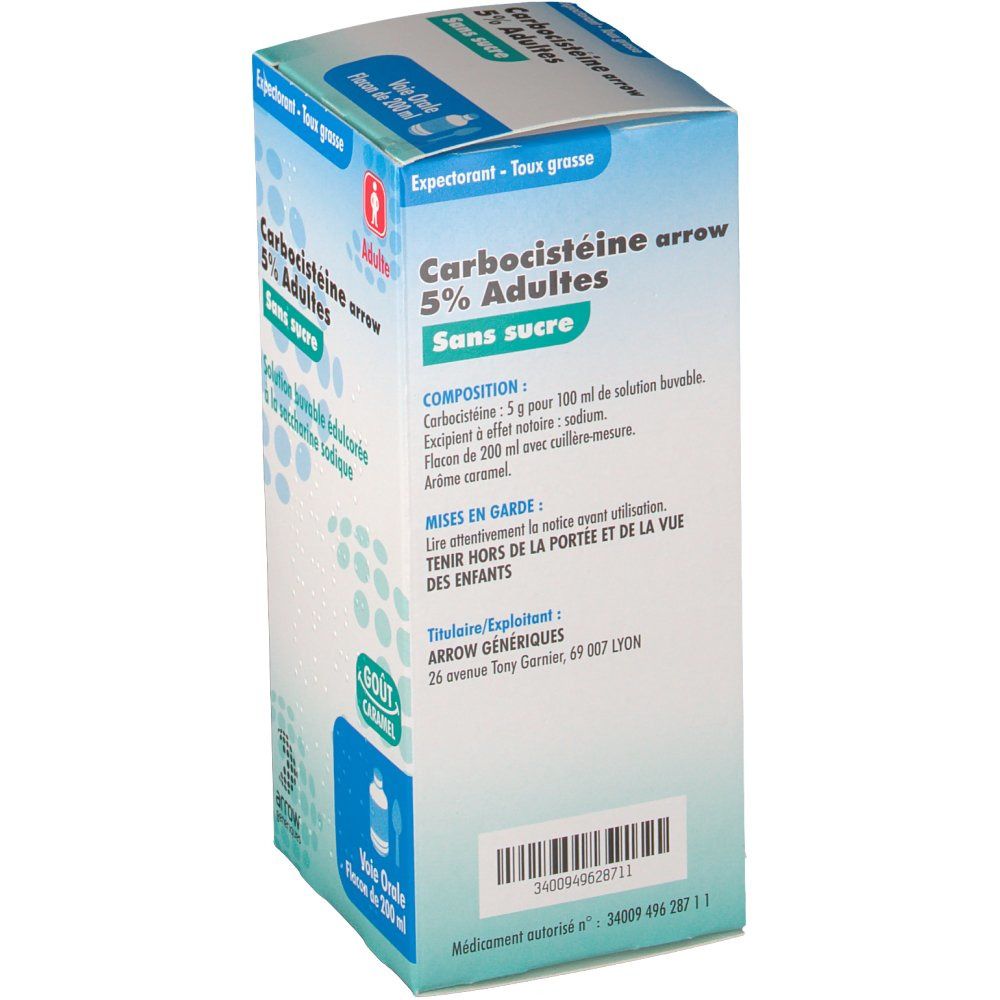 Arrow® Carbocisteine s/s Adulte