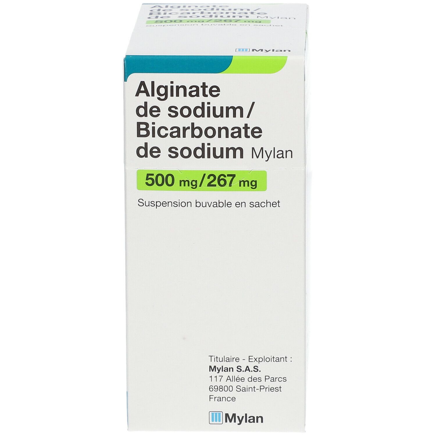 Alginate de sodium Bicarbonate de sodium sachet Viatris