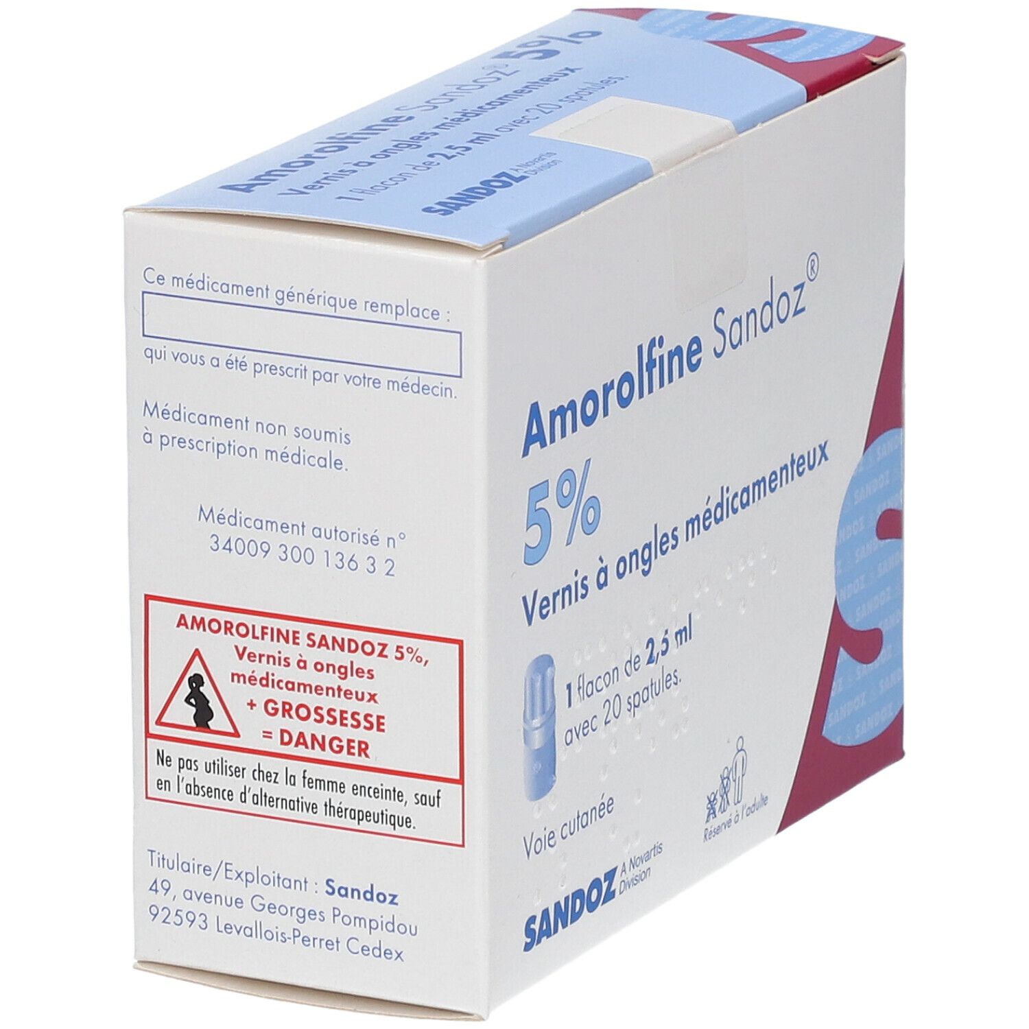 Amorolfine Sandoz® 5%