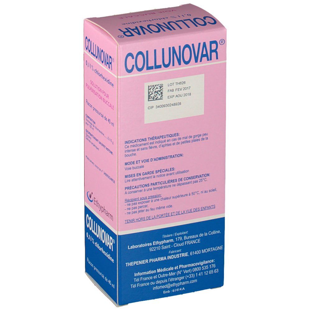 Collunovar® 0,11 % Chlorhexidine