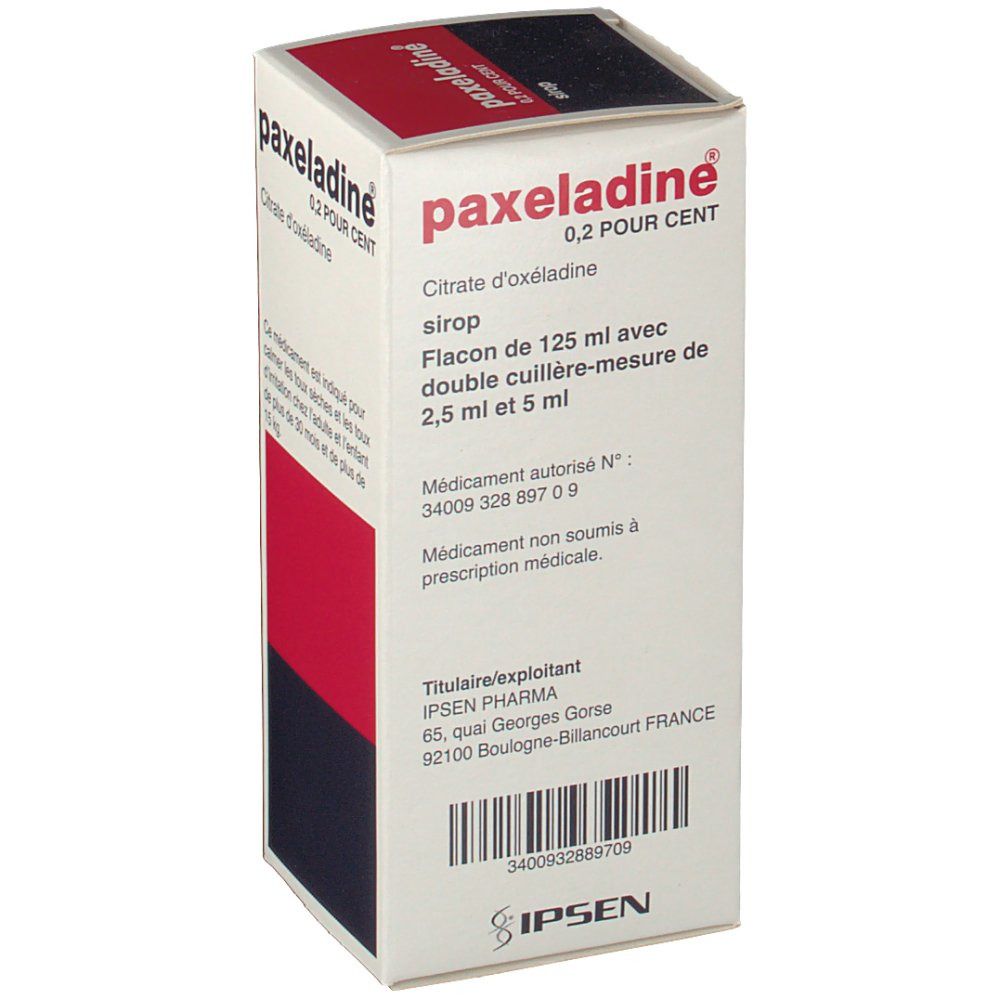 Paxeladine® 0,2 % Citrate d'oxéladine