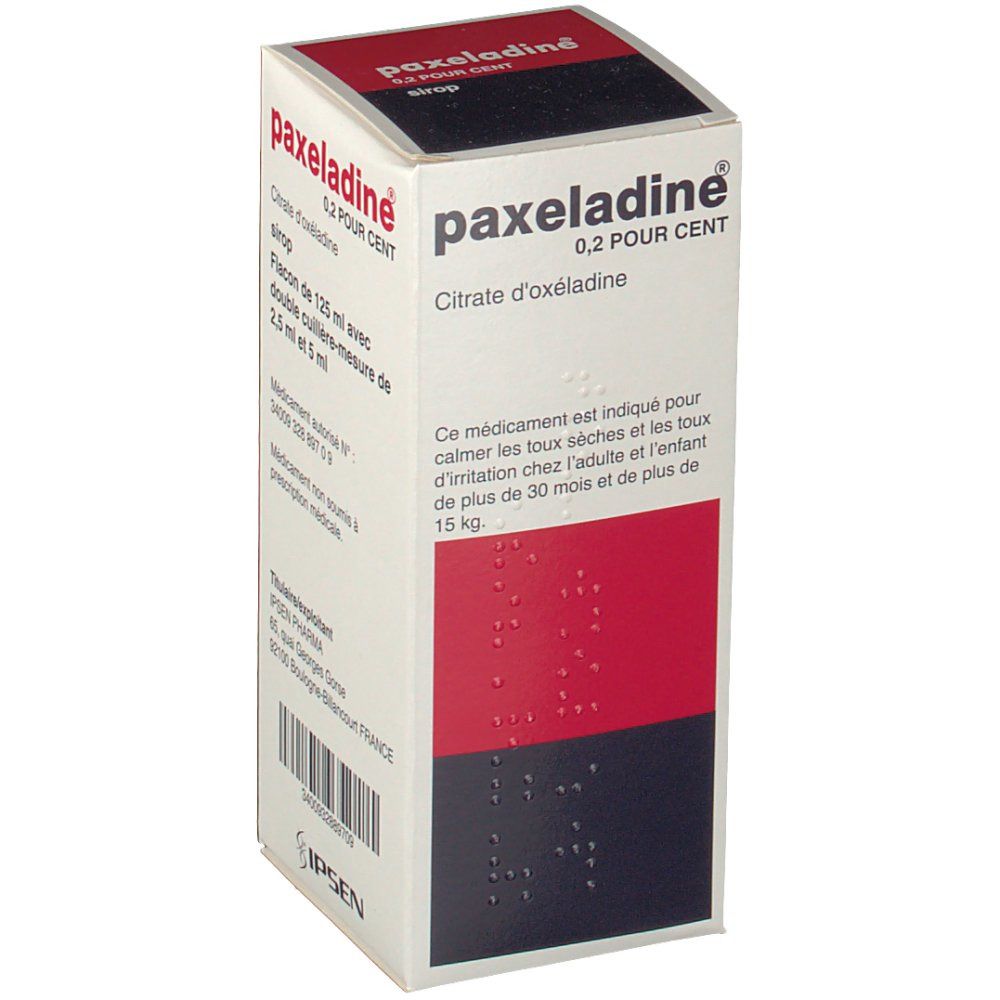 Paxeladine® 0,2 % Citrate d'oxéladine
