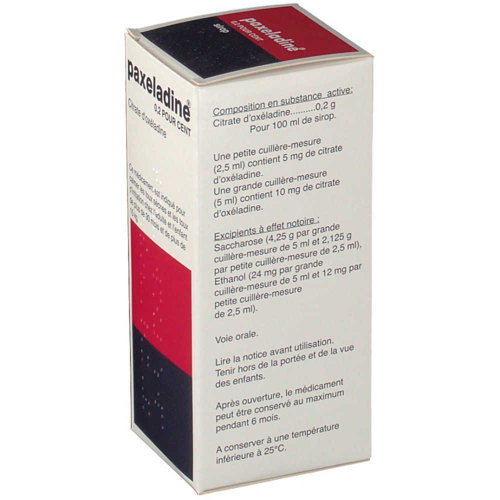 Paxeladine® 0,2 % Citrate d'oxéladine