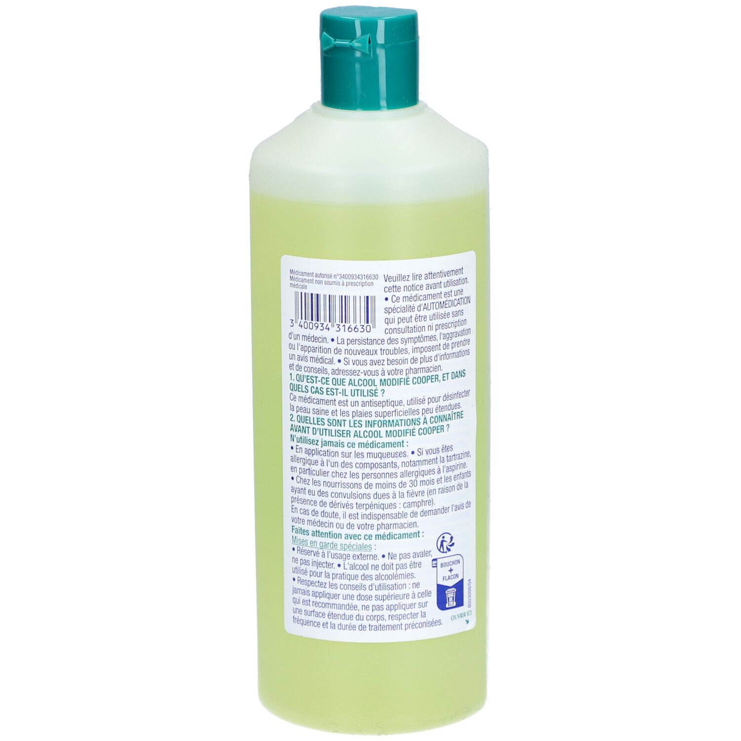ALCOOL MODIFIE 500ML