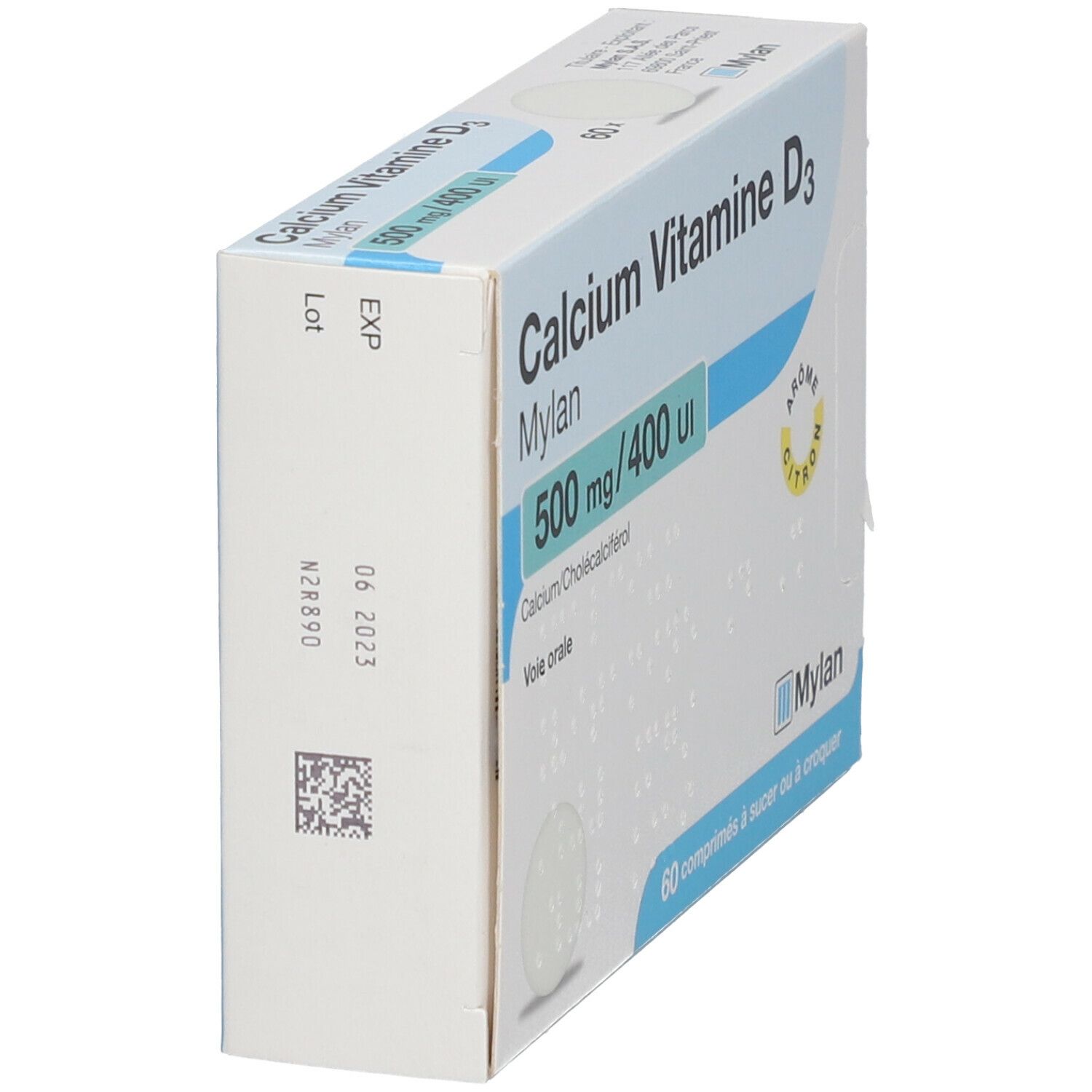 Mylan Calcium Vitamine D3 500 mg/400 UI