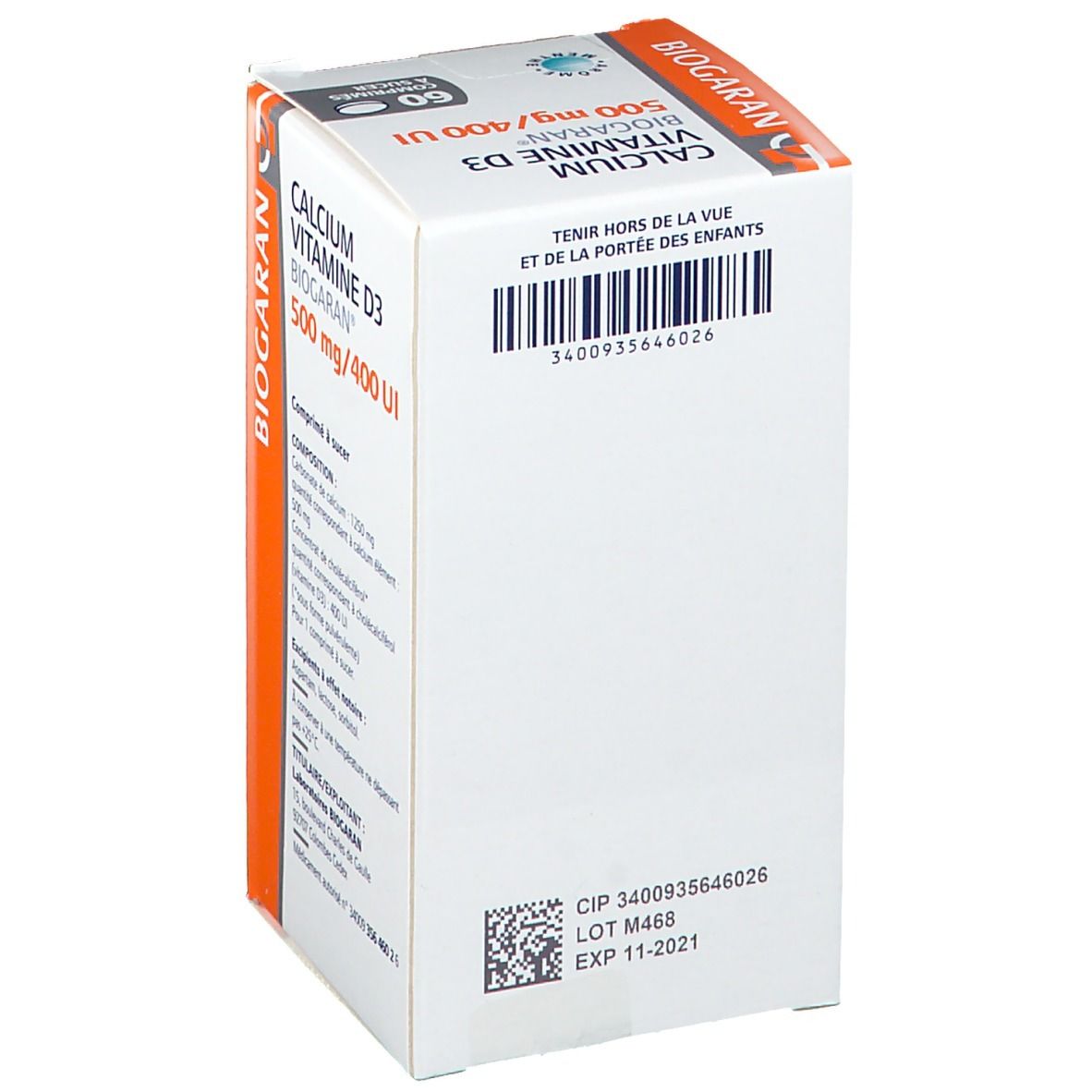 Calcium Vitamine D3 Biogaran®