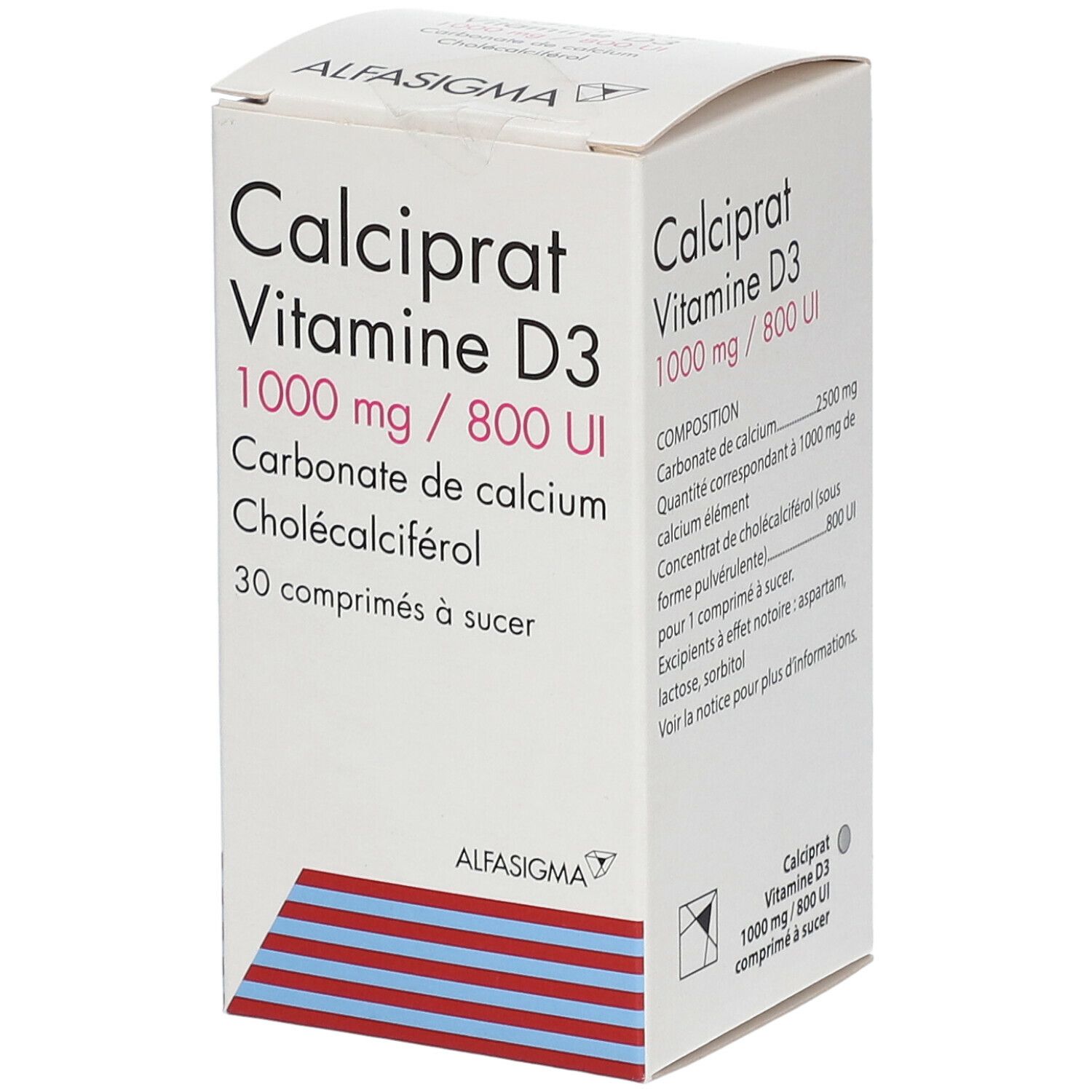 Calciprat Vitamine D3 1000 mg/800 UI