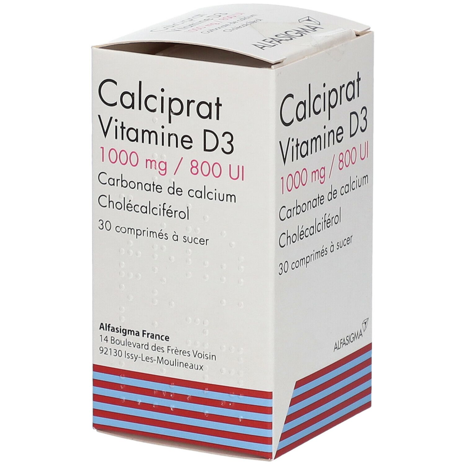 Calciprat Vitamine D3 1000 mg/800 UI