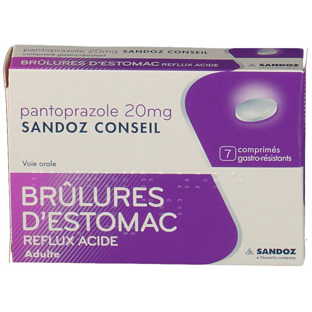 Sandoz pantoprazole 20 mg