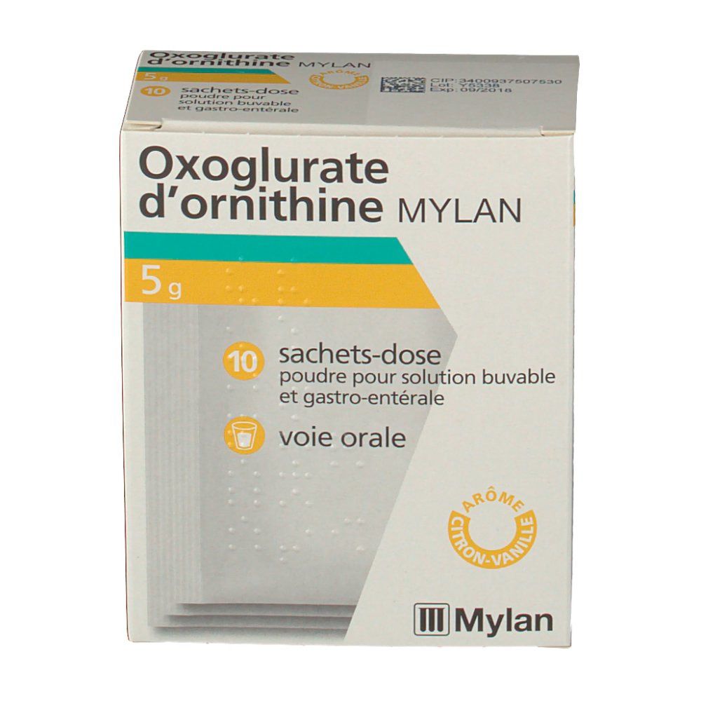 Oxoglurate d'ornithine 5 g MYLAN