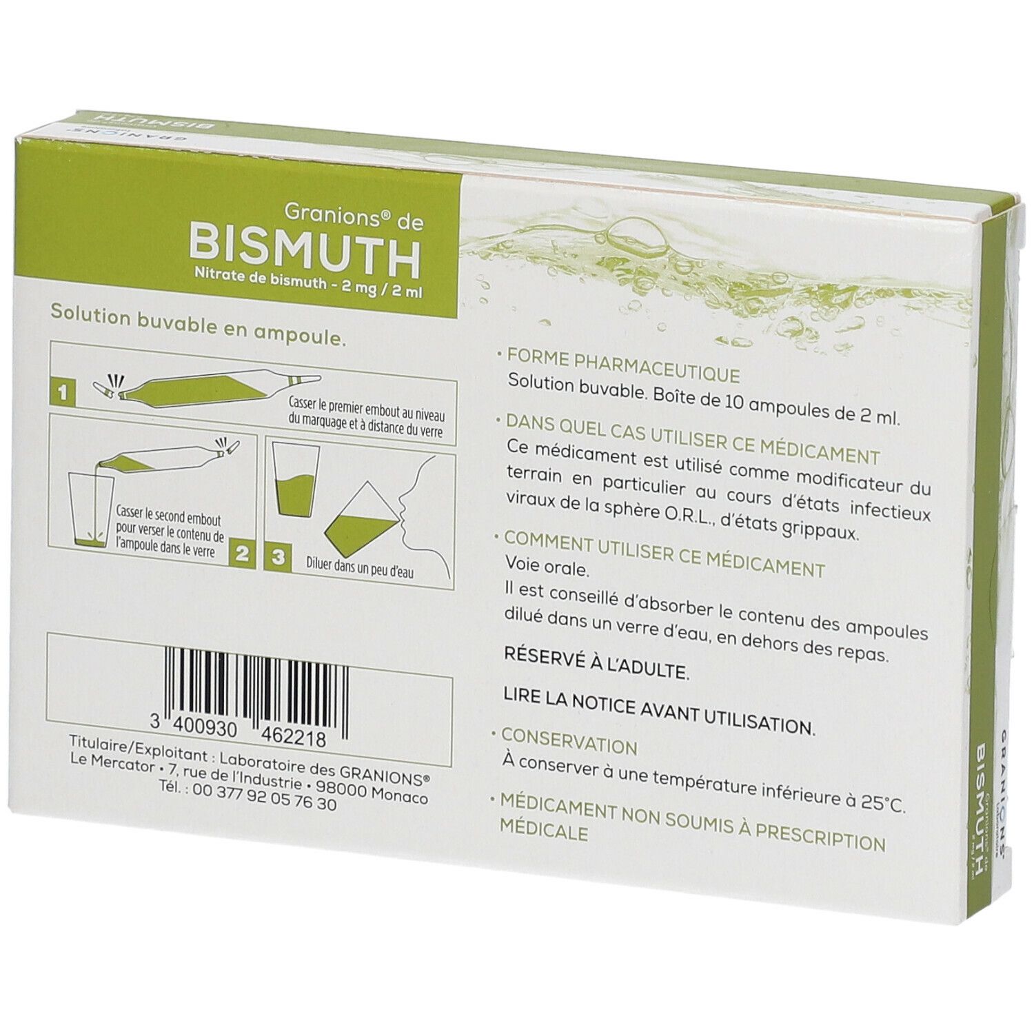 Granions® de Bismuth