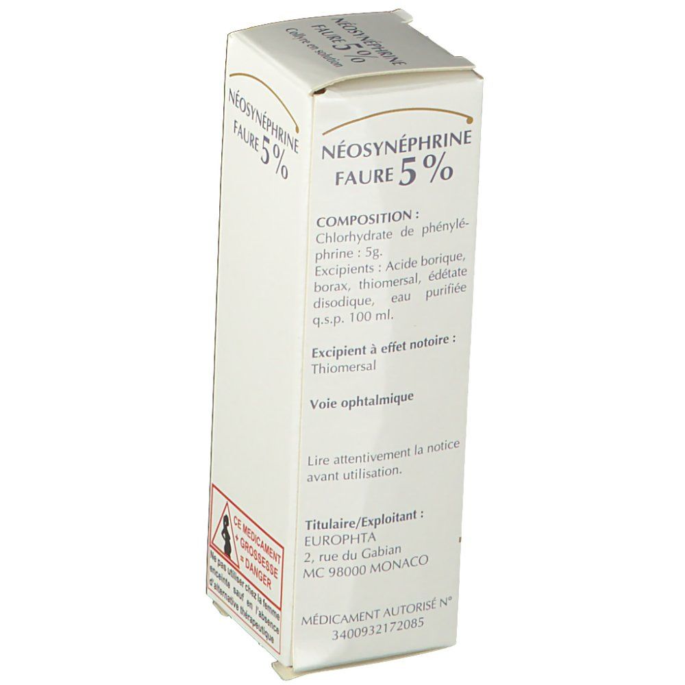 Néosynéphrine Faure 5 %