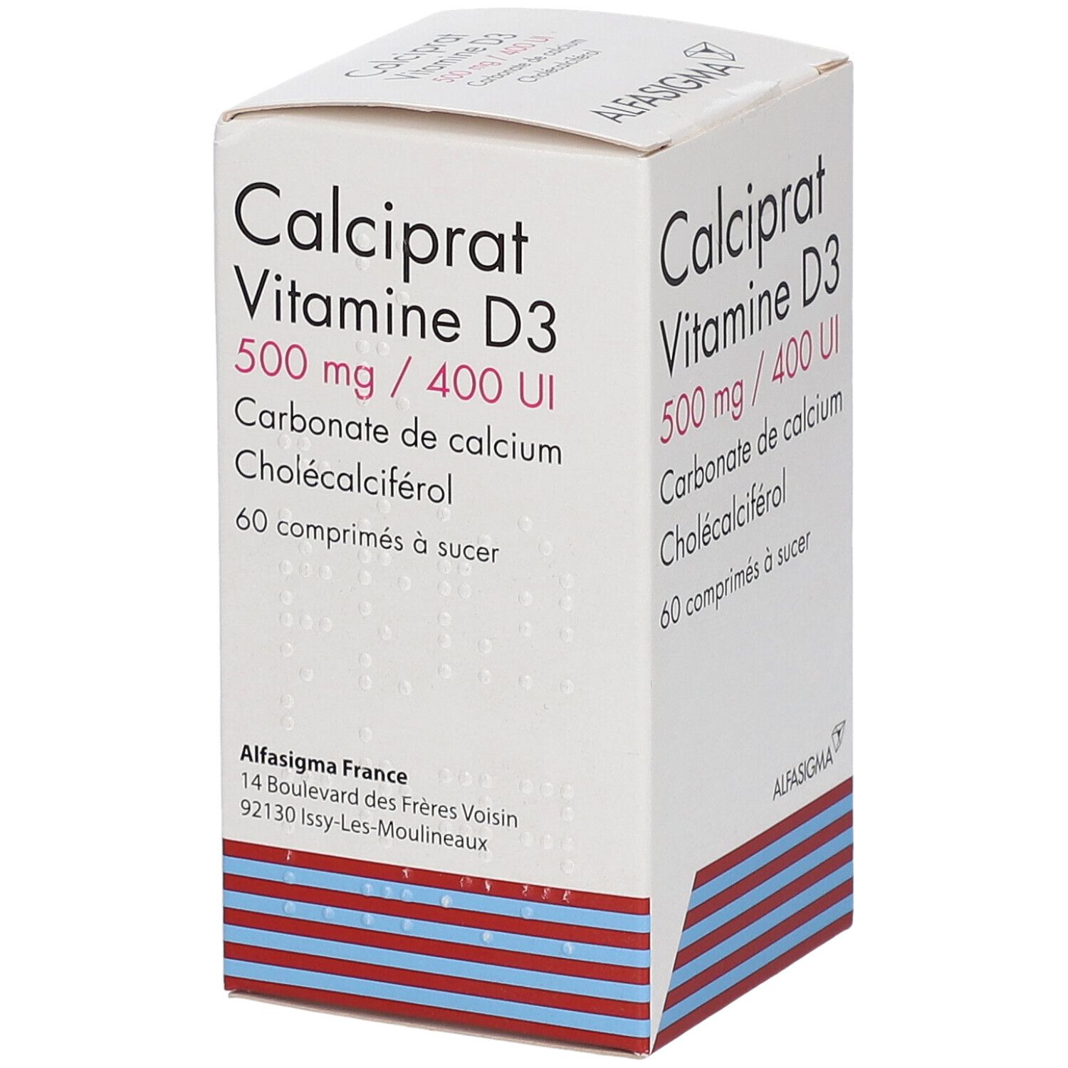 Calciprat Vitamine D3 500 mg / 400 UI