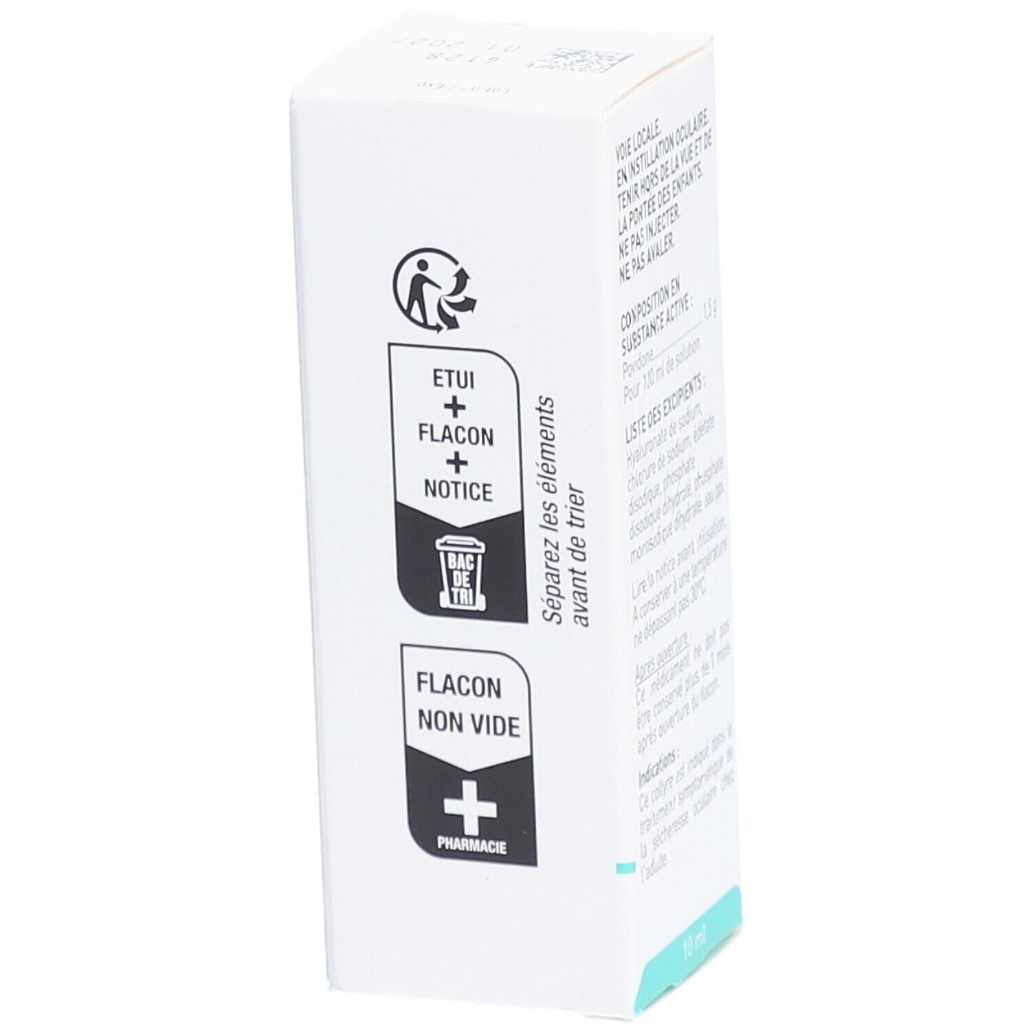 Dulci Larmes 1,5% Collyre en solution sans conservateur