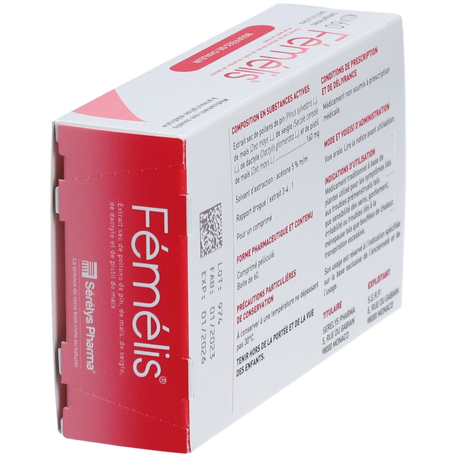 Serelys Pharma Femelis Pollenextrakt Menopause
