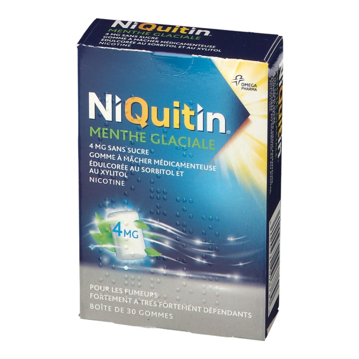 NiQuitin® Menthe Glaciale 4 mg sans sucres