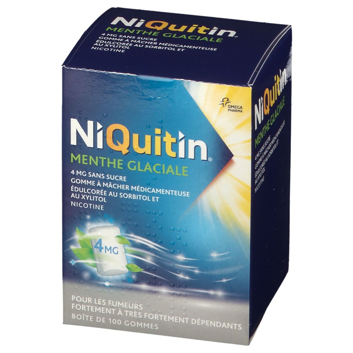 NiQuitin® Menthe Glaciale 4 mg sans sucres