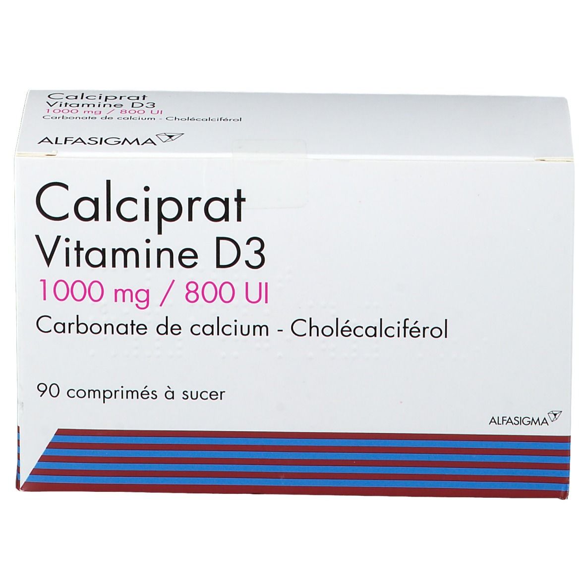 Calciprat Vitamine D3 1000 mg / 800 UI
