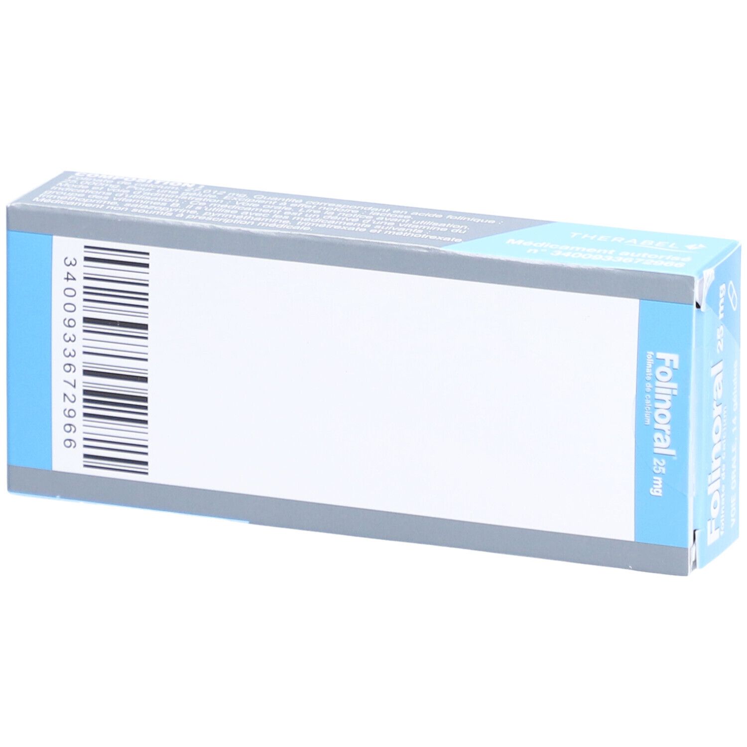Folinoral 25 mg Gélules - Boîte de 14