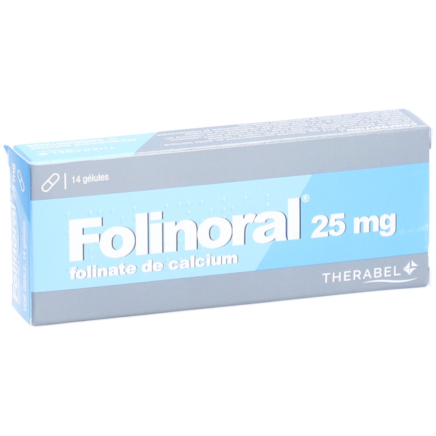 Folinoral 25 mg Gélules - Boîte de 14