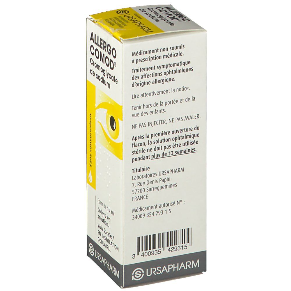 Allergo Comod® Cromoglycate de sodium
