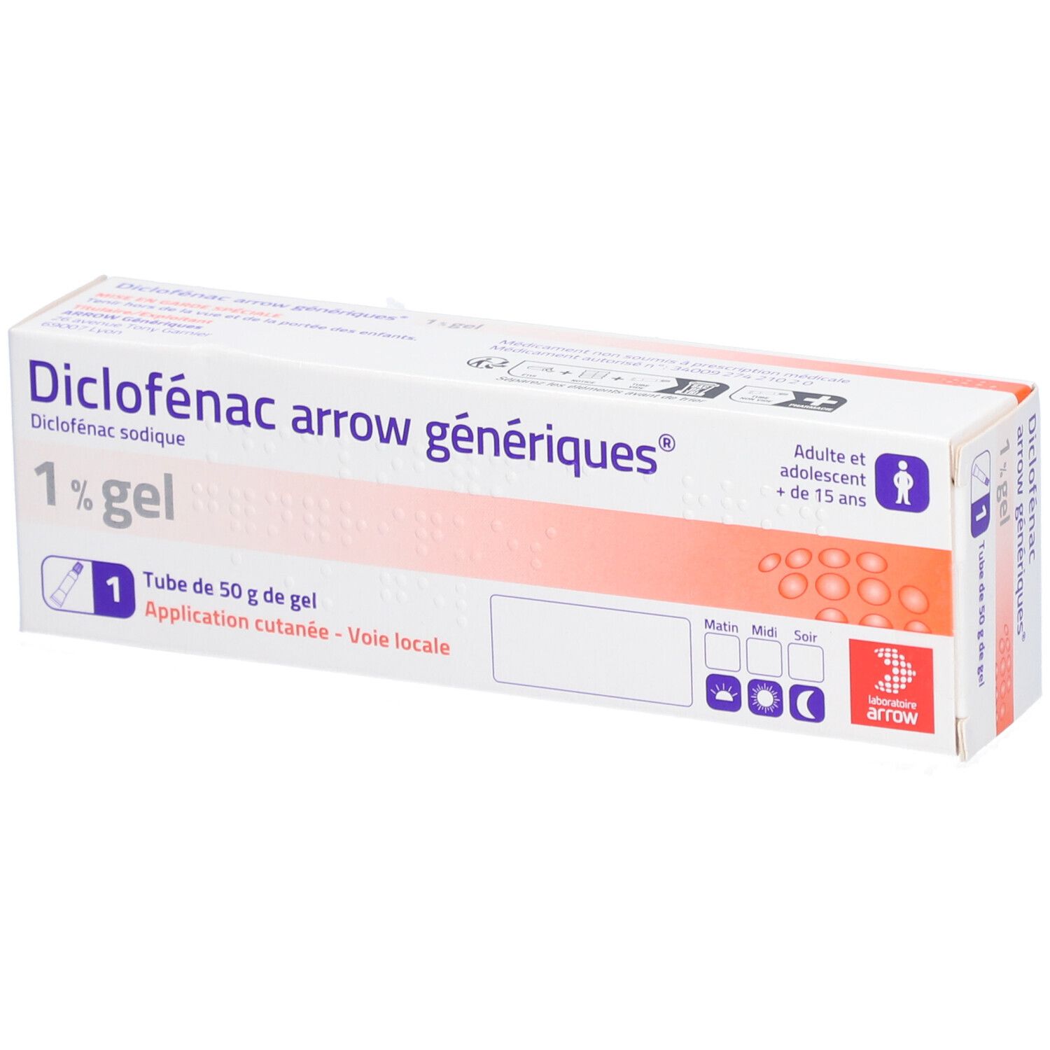 Arrow Diclofénac 1 % gel