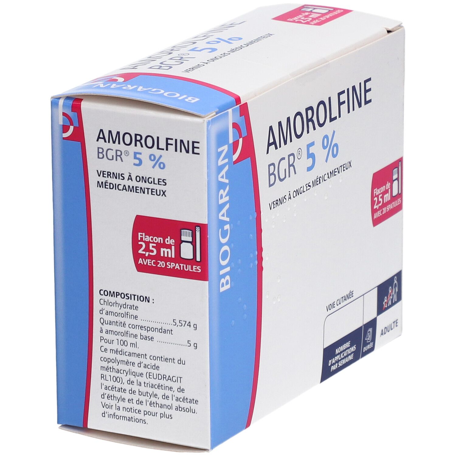 Biogaran Amorolfine 5% Vernis à Ongles Médicamenteux