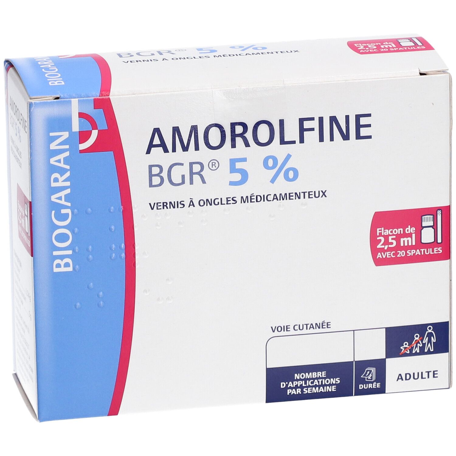 Biogaran Amorolfine 5% Vernis à Ongles Médicamenteux