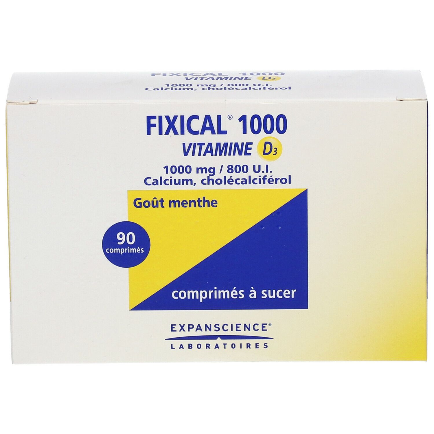 Fixcal Vitamine D3 1 000/800 UI