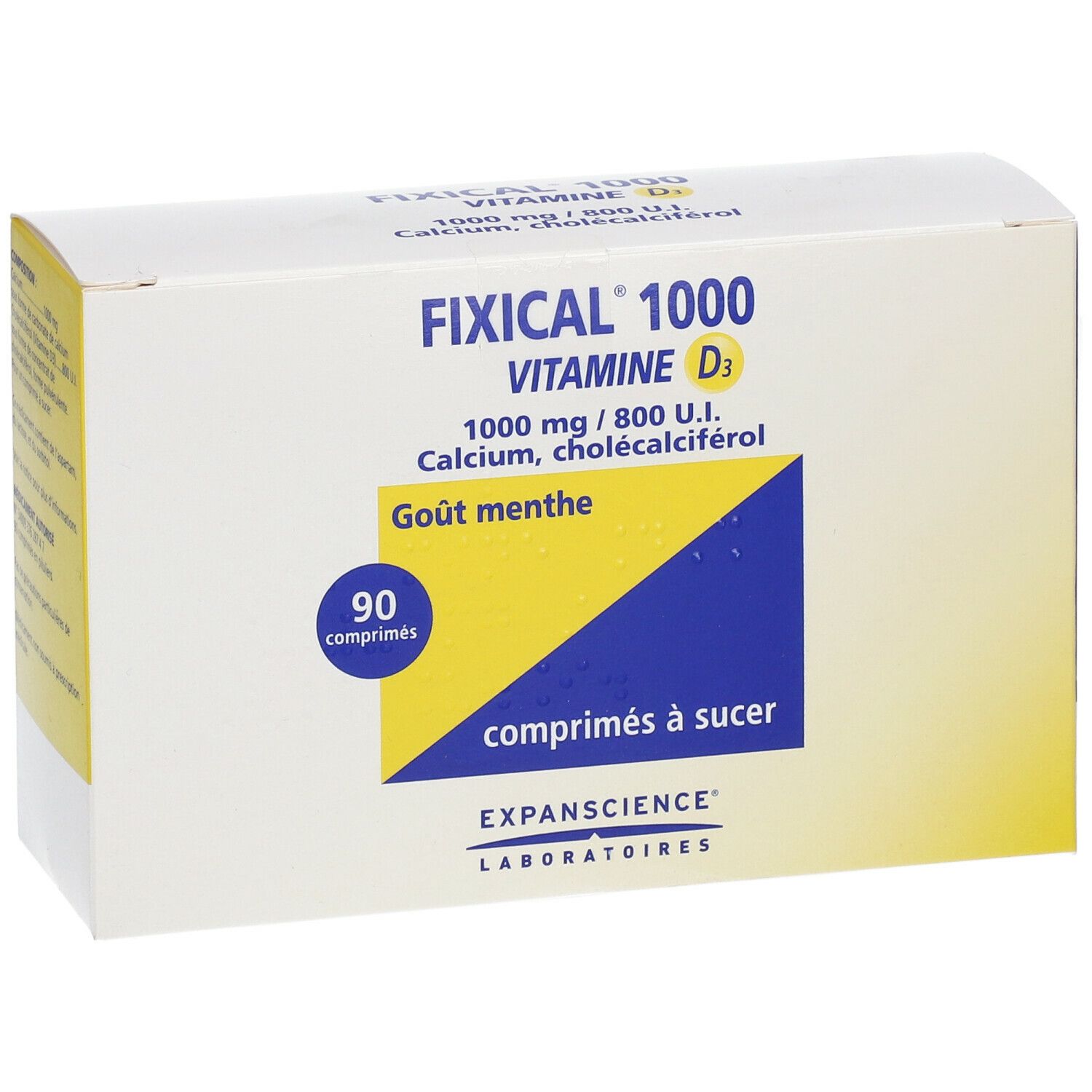 Fixcal Vitamine D3 1 000/800 UI