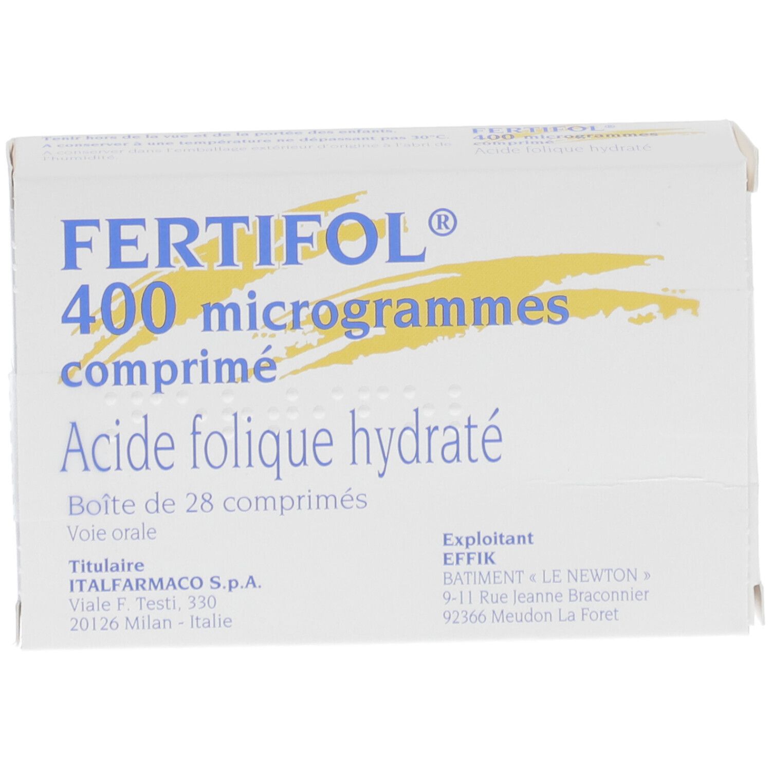 Fertifol 400 µg Comprimés