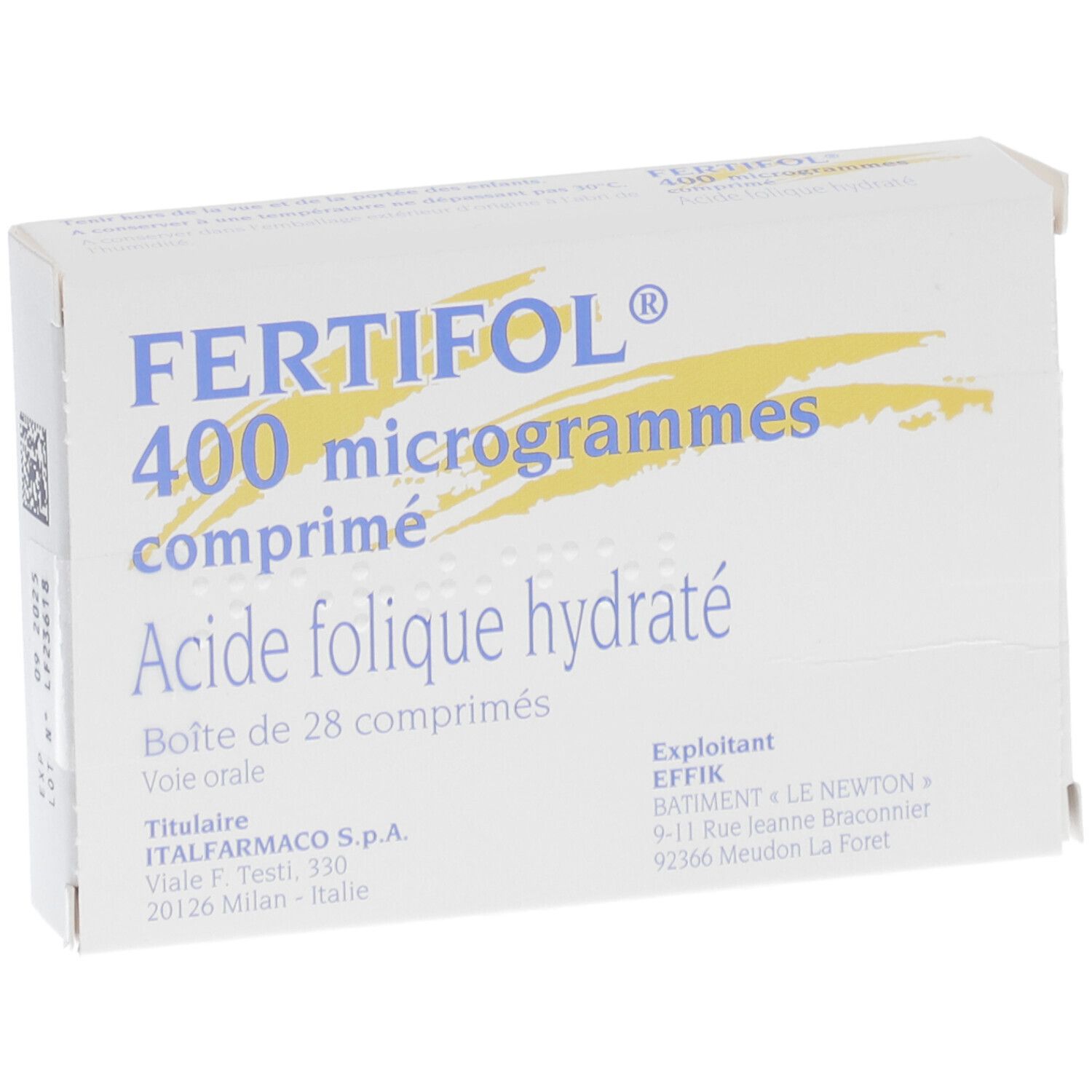 Fertifol 400 µg Comprimés